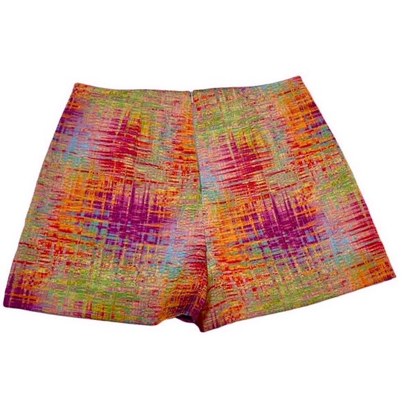 Whitney Eve Vintage high waist Multi-Color Dress Shorts Hot Pants Size 6 🧡🩷💜 - Picture 2 of 5